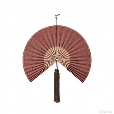 Dekoracja ścienna wachlarz Bloomingville - Jaime Wall Decor - Rose - Bamboo