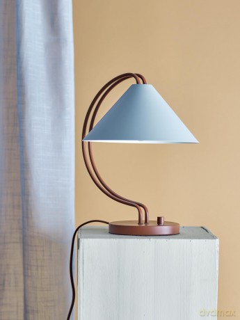 Bloomingville - Janya Table Lamp - Red - Metal