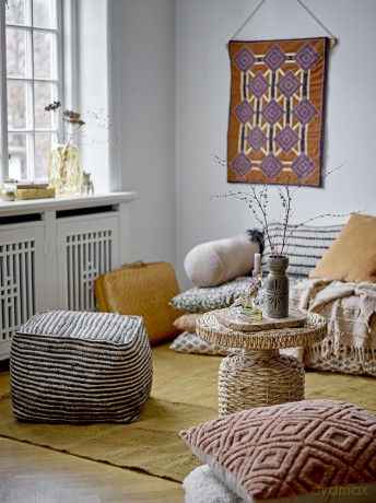 Bloomingville - Katrin Cushion - Brown - Recycled Cotton