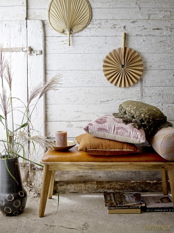 Bloomingville - Katrin Cushion - Brown - Recycled Cotton