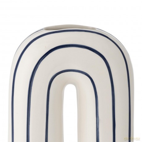 Bloomingville - Mae Vase - Blue - Ceramic