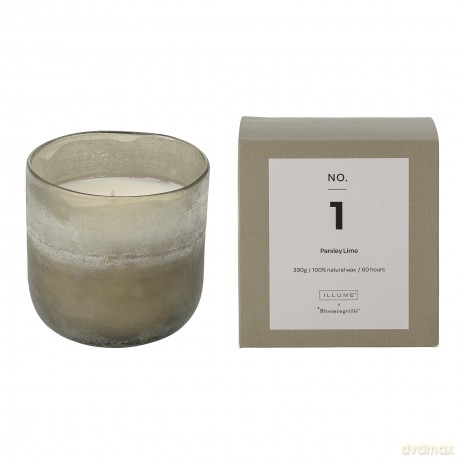 Bloomingville - NO. 1 Parsley Lime Scent Candle - Green - Wax