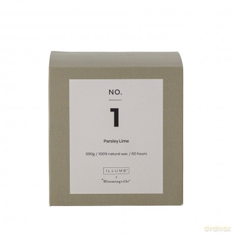 Bloomingville - NO. 1 Parsley Lime Scent Candle - Green - Wax