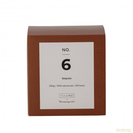 Bloomingville - NO. 6 Sequoia Scented Candle - Brown