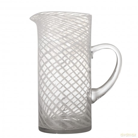 Bloomingville - Sakhi Jug - White - Glass