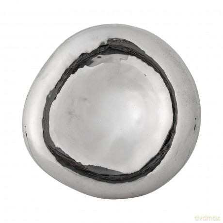 Ceramiczna misa dekoracyjna Bloomingville - Shine Bowl - Silver - Stoneware