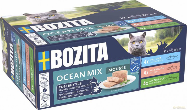 Bozita - Mousse Mixed Sea -12 x 85g