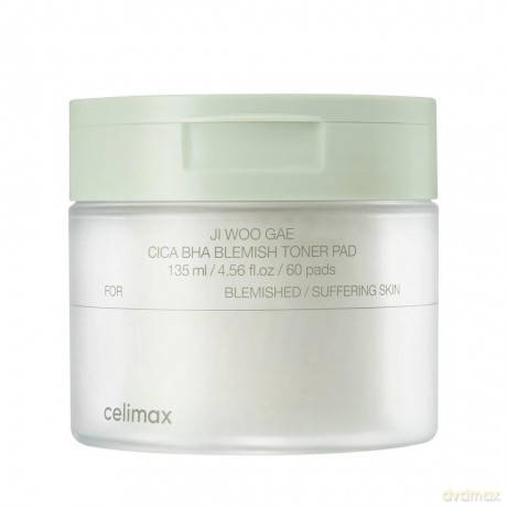 Celimax - Cica BHA Blemish Toner Pad - 60 Pads [KOMSETYKI]