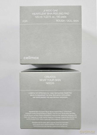 Celimax - Heartleaf BHA Peeling Pad - 135 ml [KOMSETYKI]