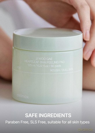 Celimax - Heartleaf BHA Peeling Pad - 135 ml [KOMSETYKI]