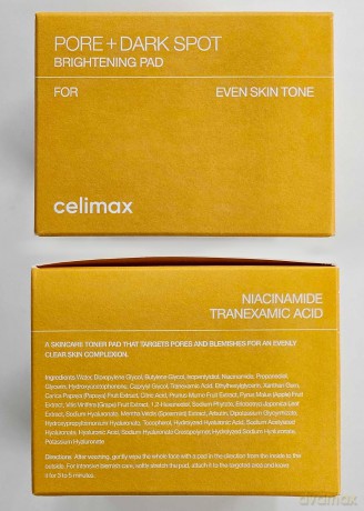 Celimax - Pore + Dark Spot Brightening Pads - 100 ml [KOMSETYKI]