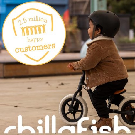 Chillafish - Charlie 10 Lightweight Balance Bike - Black, 1.5-4 Years (CPCH01BLA)