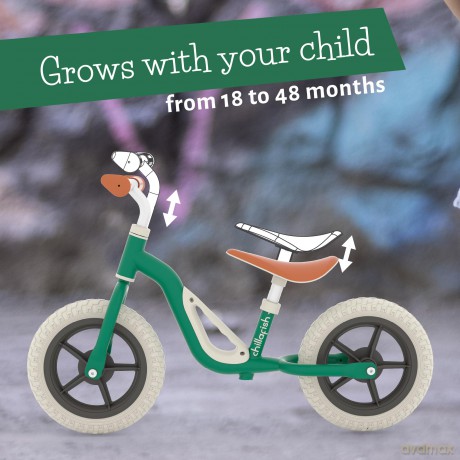 Chillafish - Charlie 10 Lightweight Balance Bike - Forest, 1.5-4 Years (CPCH01FOR)
