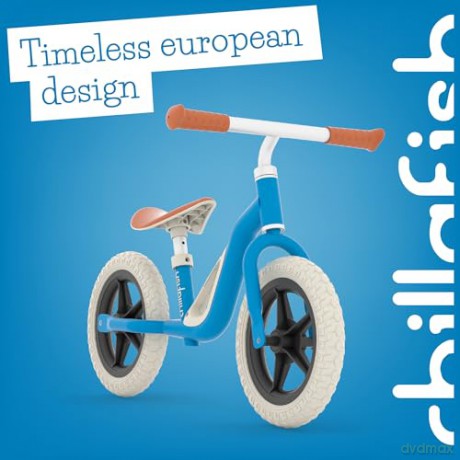 Chillafish - Charlie 10 Lightweight Balance Bike - Navy, 1.5-4 Years (CPCH01NAV)