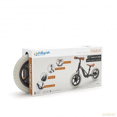 Chillafish - Charlie 10 Lightweight Balance Bike - Silver, 1.5-4 Years (CPCH01SIL)