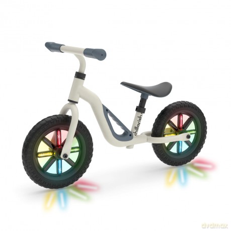 Rower Chillafish - GLOW 10 Lightweight Balance Bike with Light Up Wheels - Beige, 1.5-4 Years (CPCH02BEI)