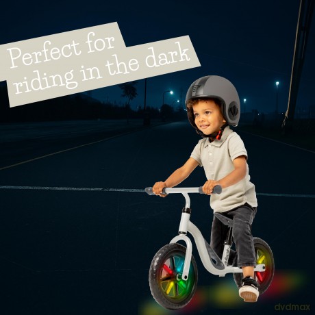 Rower Chillafish - GLOW 10 Lightweight Balance Bike with Light Up Wheels - Beige, 1.5-4 Years (CPCH02BEI)