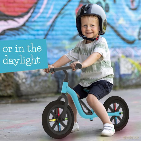 Chillafish - GLOW 10 Lightweight Balance Bike with Light Up Wheels - Sky, 1.5-4 Years (CPCH02SKY)