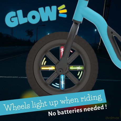 Chillafish - GLOW 10 Lightweight Balance Bike with Light Up Wheels - Sky, 1.5-4 Years (CPCH02SKY)