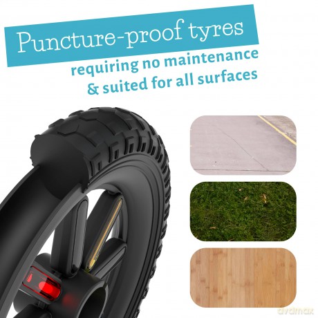 Chillafish - GLOW 10 Lightweight Balance Bike with Light Up Wheels - Sky, 1.5-4 Years (CPCH02SKY)