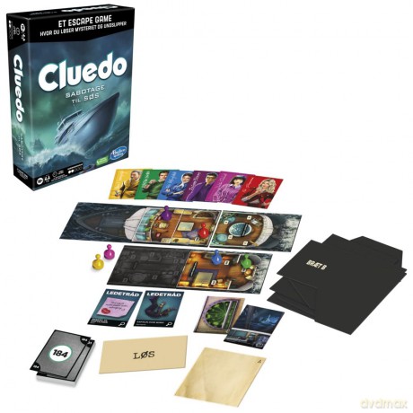 Cluedo - Sabotage on Seas, Danish (F61101080)