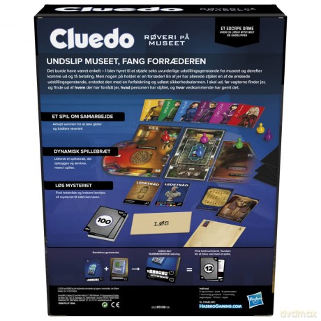 Cluedo -Robbery at Museum, Danish (F61091080)