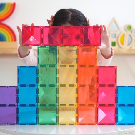 Connetix - Rainbow Rectangle Pack - 18 Pieces (CT-R-00018-RE)