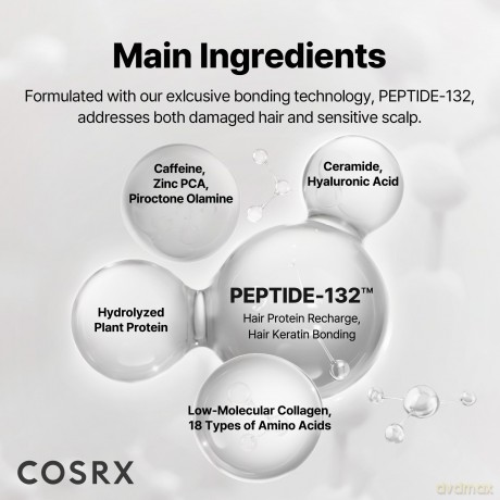 Cosrx - PEPTIDE 132 Ultra Bonding Shampoo - 200 ml