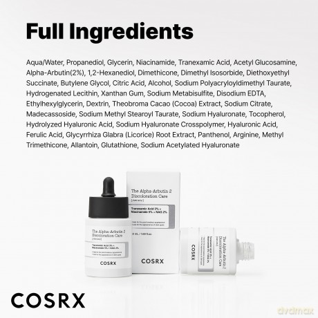 Cosrx - The Alpha-Arbutin 2 Discoloration Care Serum [KOMSETYKI]