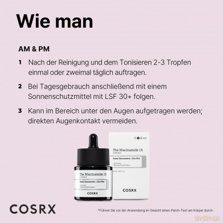 Cosrx - The Niacinamide 15 Serum - 20 ml [KOMSETYKI]