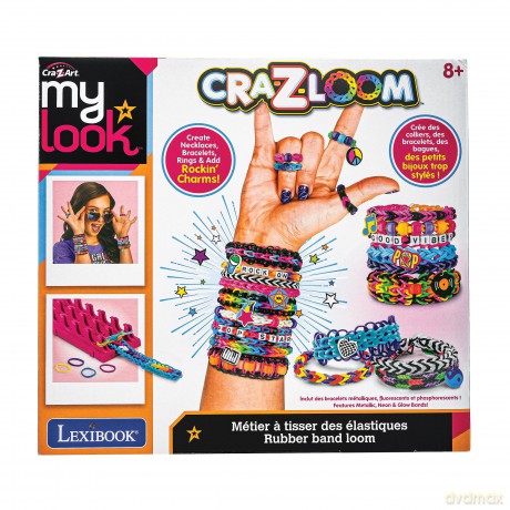Cra-Z-Art - Rock 'n' roll Rubber Band Loom Bracelets (CRLOOM6)