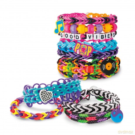 Cra-Z-Art - Rock 'n' roll Rubber Band Loom Bracelets (CRLOOM6)