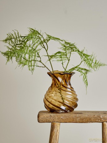 Creative Collection - Rylo Vase - Brown - Glass