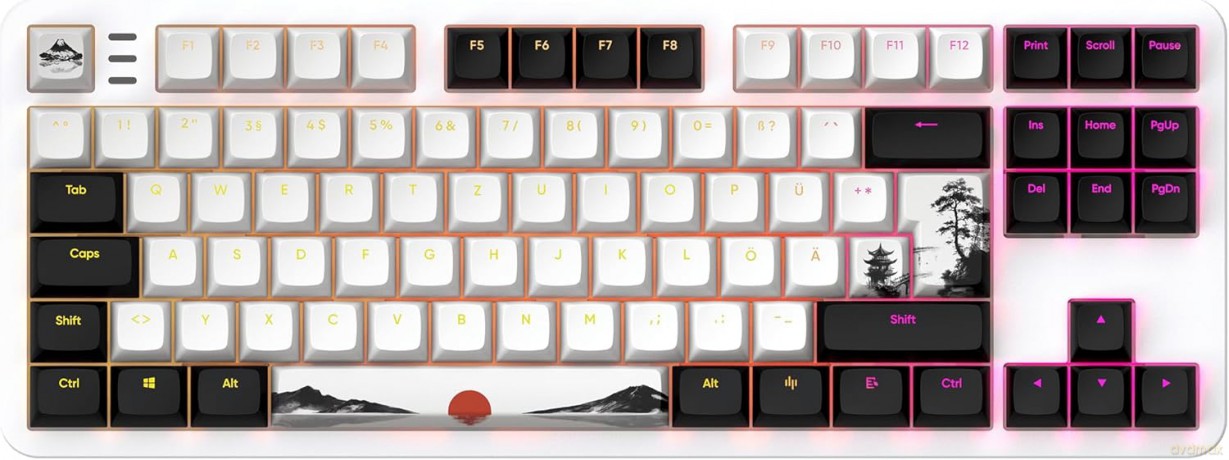 Dark Project - ALU87 Fuji V2 ALU- Mechanical Gaming Keyboard (ISO)