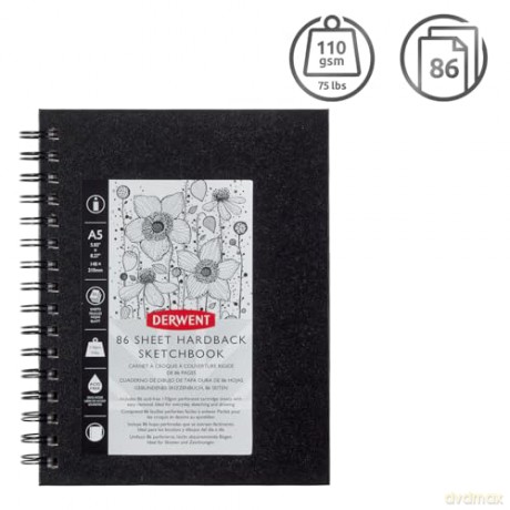 Derwent - Wire-O Sketch Book, A5 (604025)