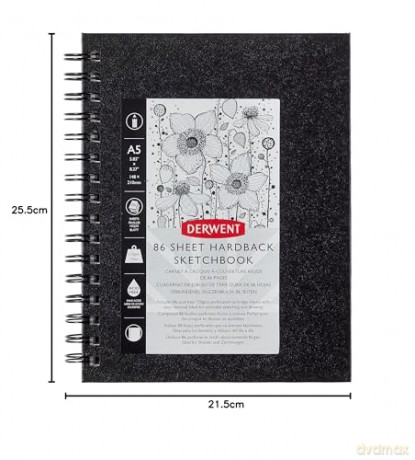 Derwent - Wire-O Sketch Book, A5 (604025)