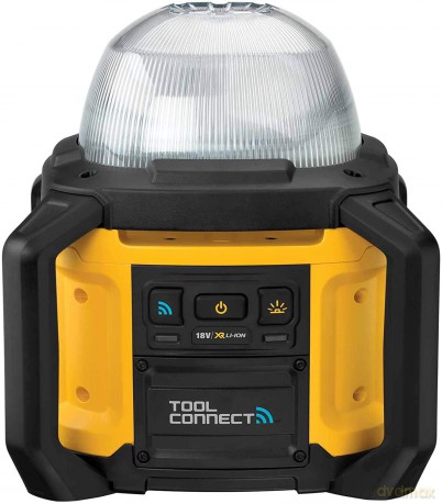DeWALT DCL074-XJ 18V XR LED Work Light - 5000 Lumens, 360° Illumination, ToolConnect App
