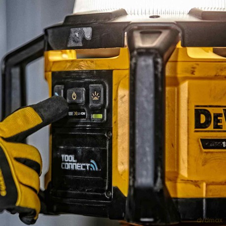 DeWALT DCL074-XJ 18V XR LED Work Light - 5000 Lumens, 360° Illumination, ToolConnect App