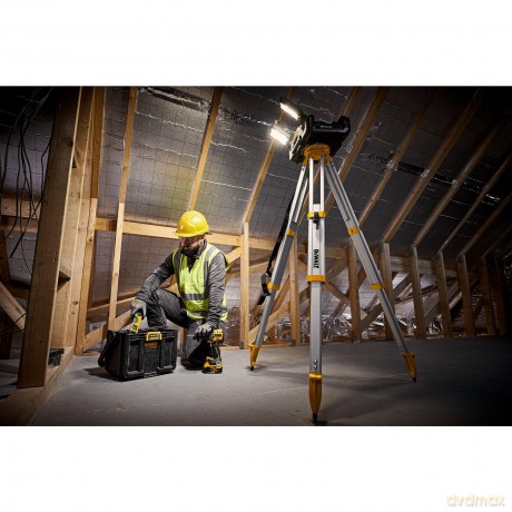 DeWalt ToughSystem 2.0 Toolbox with Integrated LED Work Light, 18V Compatible, Durable Storage Solution