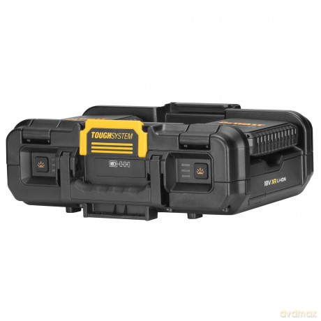 DeWalt ToughSystem 2.0 Toolbox with Integrated LED Work Light, 18V Compatible, Durable Storage Solution