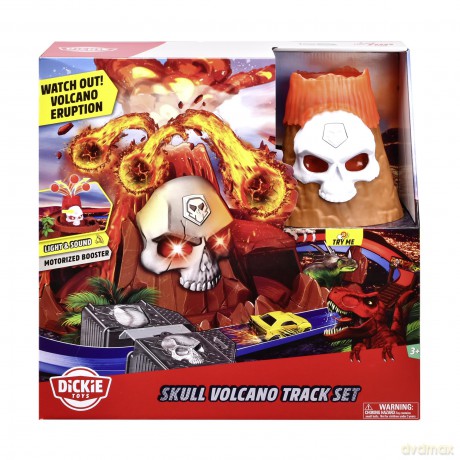 Dickie Toys - Skull Vulcano Track Set (203336000)
