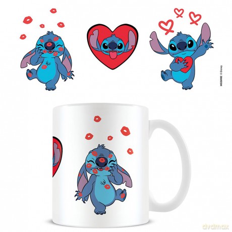 Disney Stitch - Lilo and Stitch Love Stitch Mug - White - Standard Mug Size