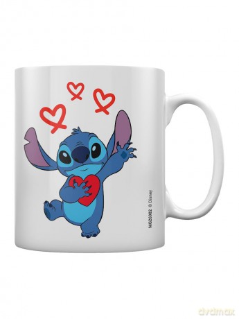 Disney Stitch - Lilo and Stitch Love Stitch Mug - White - Standard Mug Size