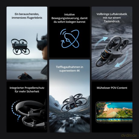 DJI - Avata 2 Fly More Combo (Three Batteries)