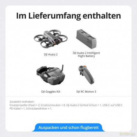 DJI - Avata 2 Fly Smart Combo (Single Battery)