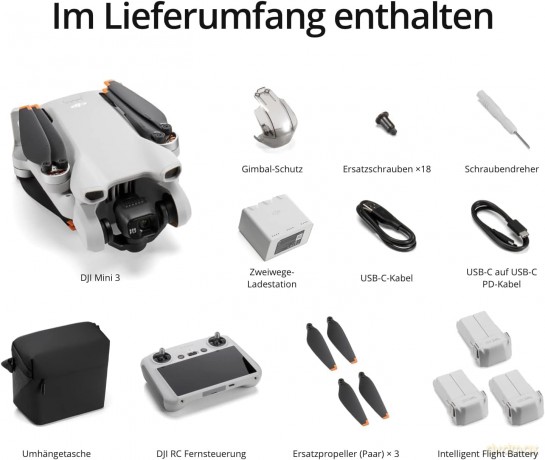 DJI - Mini 3 Fly More Combo (DJI RC) (EU)
