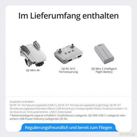 DJI - Mini 4K (EU) - Drone
