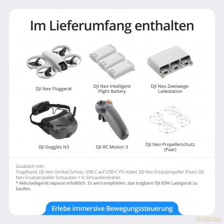 DJI - Neo Motion Fly More Combo - Drone