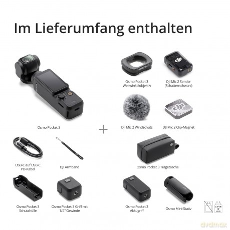 DJI - Osmo Pocket 3 Creator Combo