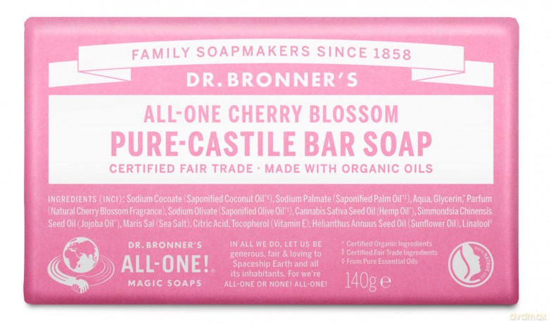 Dr. Bronner's - Bar Soap Cherry Blossom 140 g